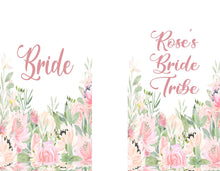 Load image into Gallery viewer, Floral Slim party huggers. Skinny can party favors. Personalized Birthday or Bachelorette Party Favors. Slim Can Floral Wedding party favor!