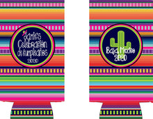 Load image into Gallery viewer, Fiesta Slim Party Huggers. Bachelorette Party Favors. Slim Can Fiesta Birthday Party Favors! Down to Fiesta! Slim Can Bachelorette!