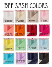 Load image into Gallery viewer, Sweet 16 4" Satin Sash. Birthday Satin Sash,Birthday Party Sash, 21st, 30th, 40th Birthday sashes! Birthday Party Favor.