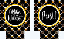 Load image into Gallery viewer, Octoberfest Party Favors. Personalized OctoBeerfest Favors. Custom Oktoberfest Coolies. Birthday Beer Party Favors! Octoberfest party!