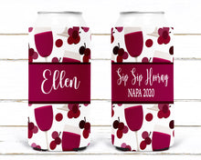 Load image into Gallery viewer, Wine Party 4" Satin Sash. Napa, Sonoma Bachelorette Satin Sash. Wine Bachelorette Party. Bride to be Sash. Future Mrs. Sash. Wine Sash