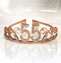 Load image into Gallery viewer, 55th Birthday Tiara