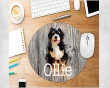 Load image into Gallery viewer, Bernedoodle Mouse Pad