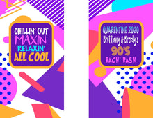 Load image into Gallery viewer, 90's Theme Party Huggers. 90's Birthday or Bachelorette Huggers. 90's theme party favors. 90's Prom Party favors! 90s Bachelorette favors.