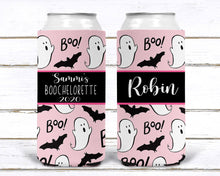 Load image into Gallery viewer, Halloween Slim Can. Personalized Halloween Party Favors! Halloween Birthday or Bachelorette! Halloween Party Slim Cans!