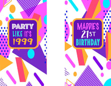 Load image into Gallery viewer, 90's Theme Party Huggers. 90's Birthday or Bachelorette Huggers. 90's theme party favors. 90's Prom Party favors! 90s Bachelorette favors.