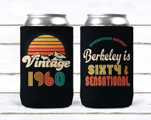 Load image into Gallery viewer, Retro Theme Party Favors. 70s theme 40 50 60 70th Birthday Party Huggers. 70's Retro Bachelor or Bachelorette. 70's theme Party Favors.