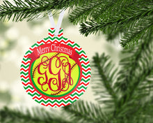 Load image into Gallery viewer, Softball Ornaments. Monogrammed Softball Christmas Gift! Great Softball Stocking Stuffer! Softball Team gift.