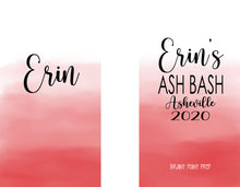 Load image into Gallery viewer, Slim Camping Party Huggers. Bachelorette or Girls Weekend Camping Favors! Glamping Party. Slim Mountain Birthday Favors! Slim Camp Birthday.