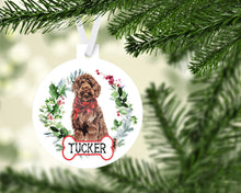 Load image into Gallery viewer, Doodle Ornaments. Personalized Gift for the Labradoodle lover! Golden Doodle Ornament. Custom Doodle Gifts! Doodle Mom gift!