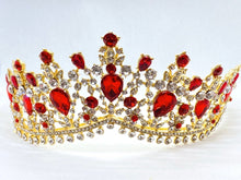 Load image into Gallery viewer, Fancy tiara, Quinceanera crown, Birthday Party Tiara, Birthday Girl Crown, Birthday Tiara, Princess crown, Bridal Tiara crown, Wedding tiara