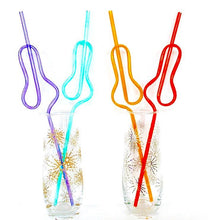Load image into Gallery viewer, Bachelorette Party Straws / Bachelorette Veil | Bride Straw | Penis straws / Party Veil Bridal/ Bride Straw / Beach Bachelorette Party Straw