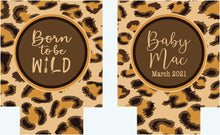 Load image into Gallery viewer, Animal Print Party Huggers. Animal Print Bachelorette or Birthday. Giraffe, Leopard Party Favors. Personalized Zebra Party Coolies!