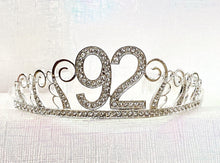 Load image into Gallery viewer, 92nd Birthday tiara,Birthday Headband, 92 Birthday Party Tiara, 92 Birthday Crown, 92 Birthday Party Decoration, 92nd gift!