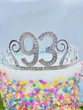 Load image into Gallery viewer, 93rd Birthday tiara, Birthday Headband, 93rd Birthday Party Tiara, 93 Birthday Crown, 93 Birthday Party Decoration, 93rd gift!
