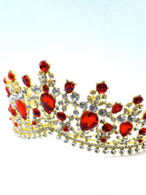 Load image into Gallery viewer, Fancy tiara, Quinceanera crown, Birthday Party Tiara, Birthday Girl Crown, Birthday Tiara, Princess crown, Bridal Tiara crown, Wedding tiara