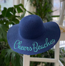 Load image into Gallery viewer, Beach Party Hat |Birthday Girl Hat |Birthday Favors | Bride Beach Hat | Dirty 30/ Bride to Be/ Floppy Beach Hat/Birthday Gift/Glitter