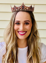 Load image into Gallery viewer, Jeweled Crown, Quinceanera crown, Birthday Queen, Birthday Girl Crown, Princess crown, Bridal crown, Wedding Crown