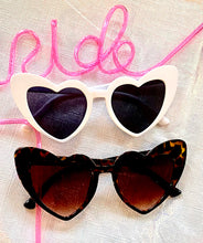 Load image into Gallery viewer, Fun Heart Sunglasses! | Bachelorette Veil | Bride Straw | 16th 21st 30th 40 Birthday Party Favors! | Beach Bachelorette Party Favors