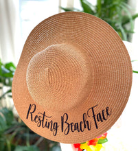 Load image into Gallery viewer, Beach Party Hat |Birthday Girl Hat |Birthday Favors | Bride Beach Hat | Dirty 30/ Bride to Be/ Floppy Beach Hat/Birthday Gift/Glitter