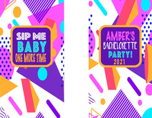 Load image into Gallery viewer, 90's Theme Party Huggers. 90's Birthday or Bachelorette Huggers. 90's theme party favors. 90's Prom Party favors! 90s Bachelorette favors.