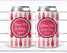Load image into Gallery viewer, Wine Party Hugger. Wine Shower Hugger. Wine Themed Girls Weekend. Personalized Bachelorette Party Favors. Personalized Hugger