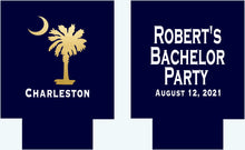 Load image into Gallery viewer, Charleston Huggers. Personalized South Carolina Bachelorette or Bachelor Favors. Charleston Party Favors. Charleston Wedding Party Gifts.