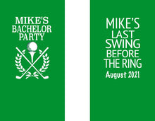 Load image into Gallery viewer, Golf Party Huggers. Golf Bachelor or Birthday Party Favors. Golf Groomsman or Birthday Party Favors. Wedding Golf Tournament Huggers