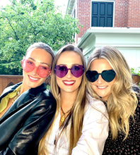 Load image into Gallery viewer, Fun Heart Sunglasses! | Rimless Heart Sunnies | 16th 21st 30th 40 Birthday Party Favors! | Beach Bachelorette Party Favors