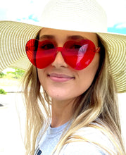 Load image into Gallery viewer, Fun Heart Sunglasses! | Rimless Heart Sunnies | 16th 21st 30th 40 Birthday Party Favors! | Beach Bachelorette Party Favors