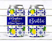 Load image into Gallery viewer, Lemon Party Huggers. Lemon theme Birthday Favors. Lemon Bachelorette or Birthday Party Favors. Main Squeeze Party! Italian Lemon theme.