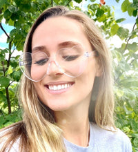 Load image into Gallery viewer, Fun Heart Sunglasses! | Rimless Heart Sunnies | 16th 21st 30th 40 Birthday Party Favors! | Beach Bachelorette Party Favors