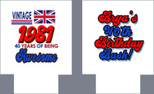 Load image into Gallery viewer, Retro Theme Party Favors. 70s theme 40 50 60 70th Birthday Party Huggers. 70's Retro Bachelor or Bachelorette. 70's theme Party Favors.