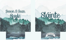 Load image into Gallery viewer, Mountain Party Can Huggers. Mountain Bachelor or Birthday Favors.Asheville Bachelorette Favors. Camping Bachelorette Party! Mountain Wedding