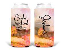 Load image into Gallery viewer, Mountain Party Can Huggers. Mountain Bachelor or Birthday Favors.Asheville Bachelorette Favors. Camping Bachelorette Party! Mountain Wedding