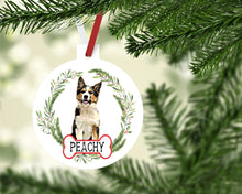 Load image into Gallery viewer, Border Collie Ornaments. Custom Border Collie Gift. Personalized Gift for the Border Collie lover! Border Collie Mom gift!