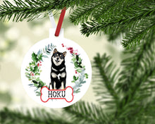 Load image into Gallery viewer, Shiba Inu Ornaments. Red Shiba Inu Ornament. Cream Shiba Christmas Tree Ornament. Perfect Custom Black and Tan Shiba Inu Gifts! Dog Mom gift