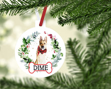 Load image into Gallery viewer, German Shepherd Ornaments. Custom German Shepherd Gift. Personalized Gift for the German Shepherd lover! German Shepherd Mom gift!