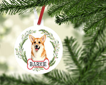 Load image into Gallery viewer, Welsh Corgi Ornaments. Custom Corgi Gift. Personalized Pembroke Welsh Corgi gift! Cardigan Welsh Corgi Mom gift! Corgi Rescue gift.