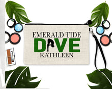 Load image into Gallery viewer, Swim Make Up bag. Custom Swimmer bag. Personalized Swim Team Bag. Swim Mom Gift! Great Swim Team Coach Gift. Swim Gift.Girls Swim Bag.