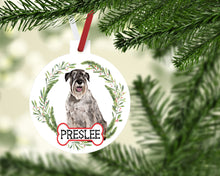 Load image into Gallery viewer, Wheaten Terrier Dog Ornaments. Personalized Soft Coated Terrier Dog Gift! Custom Wheaten Terrier Ornament. Wheaten Terrier Mom gift!