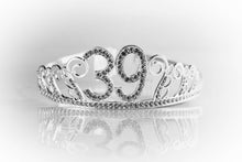 Load image into Gallery viewer, 39th Birthday tiara, 39th Birthday Gift, 39 Birthday Party Tiara, 39th Birthday Crown, 39th Birthday Party Decoration, 39 year old crown!