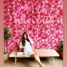 Load image into Gallery viewer, Pink and White Cowboy Hats | Cowgirl Bachelorette Gifts | Nashville, Austin Birthday Party Favors | Pink Bachelorette Cowgirl Hats| Bride