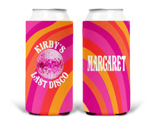 Load image into Gallery viewer, Retro Theme Party Favors. 70s Disco theme 40 50 60 70th Birthday Party Huggers. 70's Disco Bachelorette Favors. 70's theme Party Favors.