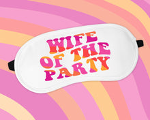 Load image into Gallery viewer, Disco Party Sleep Mask! Great Disco Bachelorette Favors. Last Boogie, Last Disco party! Disco Bachelorette Swag Bag favors. Retro Party