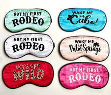 Load image into Gallery viewer, Glitter Cruise Sleep Mask! Bachelorette or Birthday Cruise party FAVORS. Cruise hangover bags! Cruise theme Birthday favors!