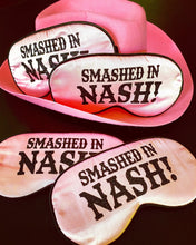 Load image into Gallery viewer, Glitter Nashville Sleep Mask! Great Nashville Bachelorette or Birthday party FAVORS. Nashville hangover bags! Nashville Party Favors.