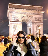 Load image into Gallery viewer, Bling Cat Eye Sunglasses! | Bachelorette Sunglasses | Disco Birthday Party Favors! | Bachelorette Party Favors | Bling Bride Sunglasses