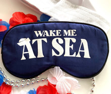 Load image into Gallery viewer, Glitter Cruise Sleep Mask! Bachelorette or Birthday Cruise party FAVORS. Cruise hangover bags! Cruise theme Birthday favors!