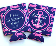 Load image into Gallery viewer, Crab Personalized Party Huggers